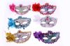 Venetiaanse stijl Masker Mardi Gras Masquerade Kostuum Ballen, Prom Party Lace Flower Rhinestone Fantasy Masks (diverse kleuren)