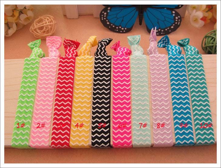 Foe Elastic Yoga Hair Ties Knotted Tie Bands Lucky Hair Tie Girl S