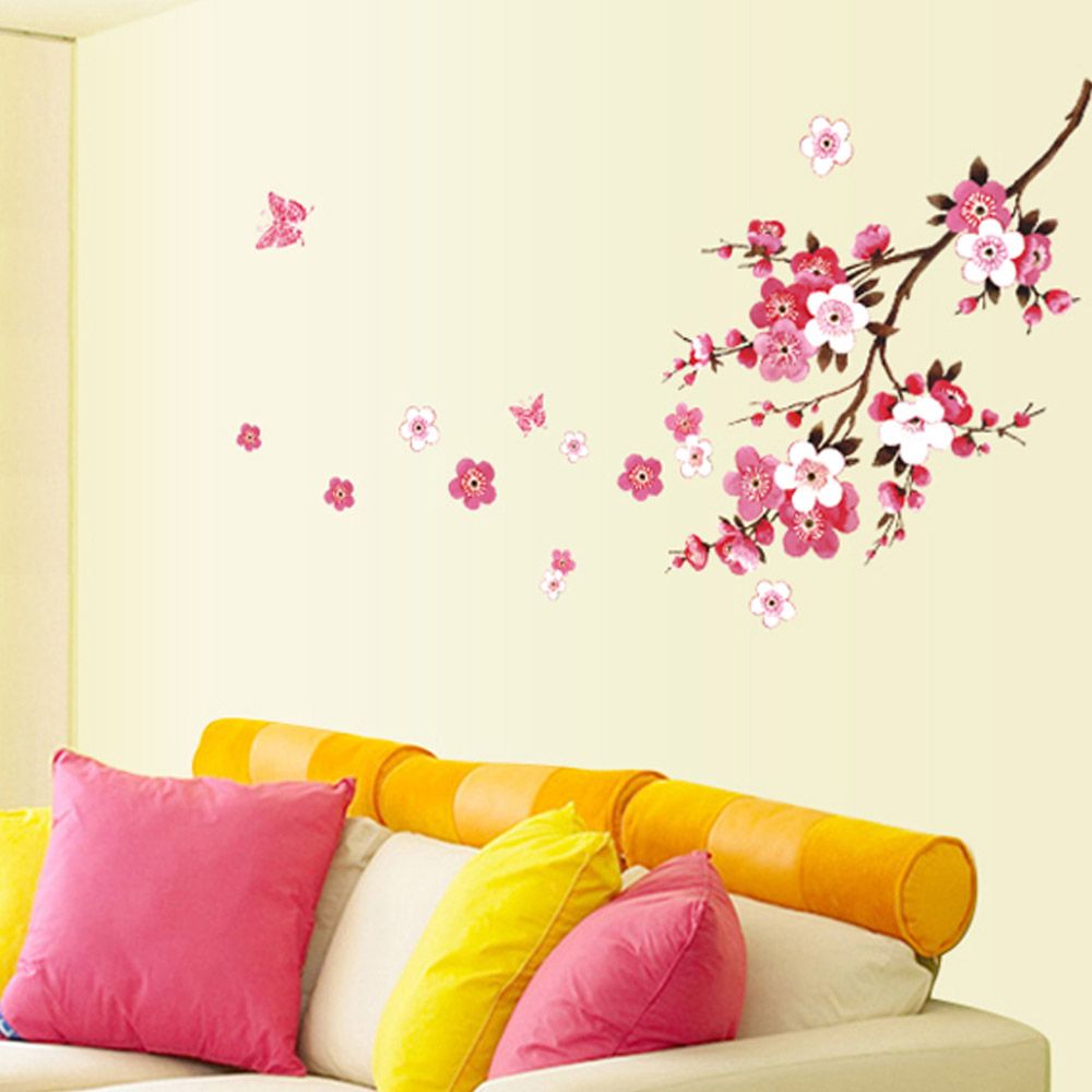 Beautiful Peach Blossom Flowers Removable Wall Sticke Art Decals - Beautiful Peach Blossom Flowers Removable Wall Sticke Art Decals Vinylstickers Decorative Wallpaper Mural Decal Diy Home Decoration H Wallart beautiful peach blossom flowers removable wall sticke art decals - beautiful peach blossom flowers removable wall sticke art decals vinylstickers decorative wallpaper mural decal diy home decoration h wallart