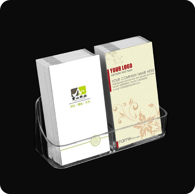 2017 transparent card holder name card case ps plastic top