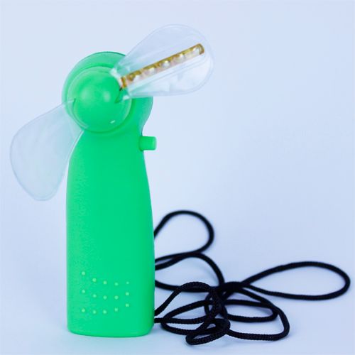 Portable Handheld Fan LED Color Matrix Mini Light Up Fans Hand Held Cooling From Yuobee, 2.00