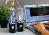 Dancing Water Speaker Active Portable Mini USB LED Light Speaker för iPhone iPad PC MP3 MP4 PSP DHL Gratis