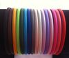 Hot Sales 20colors Girl 10mm Satin Headbands Children Headbands hair band hair accessories 20pcs/lot