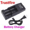 Free DHL, 3V-3.6V voltage TrustFire 001 TR001 Lithium Battery Charger for 14500 16340 18650 18350 Battery EU/US Plug