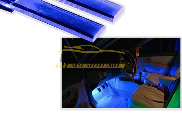 3x Romans 4 w 1 LED Atmosfera Światła 12 V Samochód Auto Wnętrze Dekoracji Lampa Z Zapalniczka Papierosowa Niebieska Darmowa Wysyłka