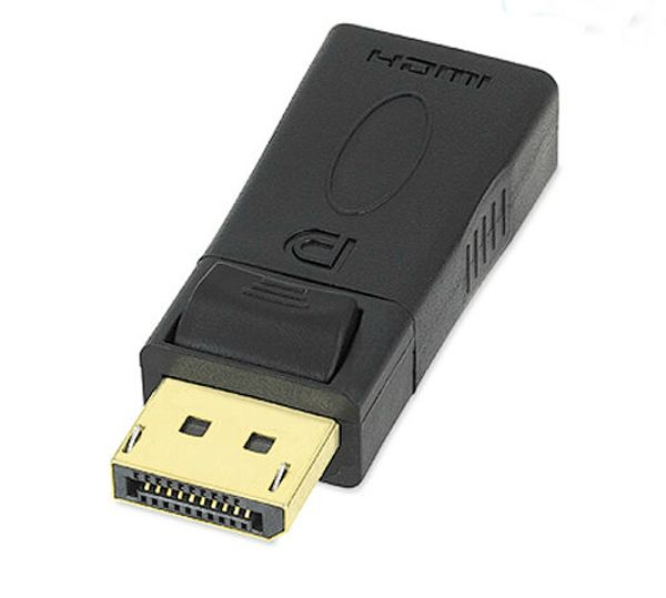 

DP to HDMI Adapter Cable Creation Gold Plated Display Port to HDMI Converter Male to Female Support 4K x 2K 3D Black