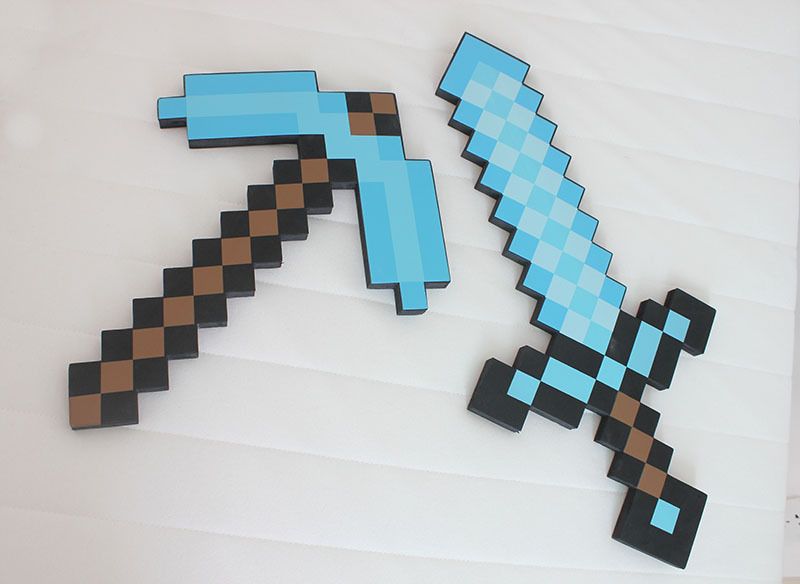 Compre Minecraft Arma De Espada De Diamante Chico Pico JJ