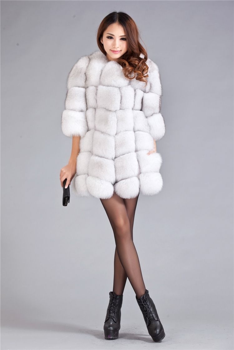 2017 2014 Spring New Genuine Real Fur Off White Fox Fur Vest See larger image - 2017 2014 Spring New Genuine Real Fur Off White Fox Fur Vest