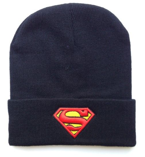 Black Superman Beanie Beanies 