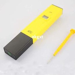 Wholesale -Hot Accurate Tester digital pH Meter Tester Pocket pen meter Aquarium Pool water#E801