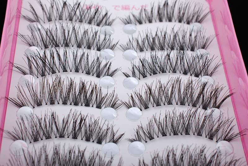 Faux Acheter Maquillage Douce Discothèque Parti Main Cils PkiXOZu