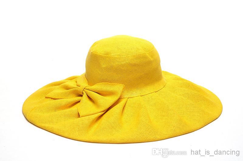 ladies yellow hat