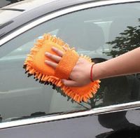 Hot New UltraFine Fiber Chenille Anthozoan Car Wash Gloves Car Washer Supplies, Auto Accessoarer