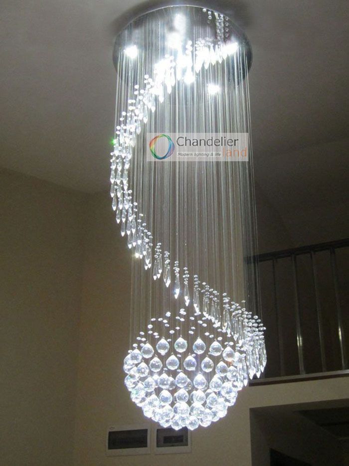 5 Lights W21 X H59 Crystal Chandelier Spiral And Sphere Pendant 5 Lights W21 X H59 Crystal Chandelier Spiral And Sphere Pendant Lamp Rain Drop Design Flush Mount Led Ceiling Lighting Vintage Rectangular