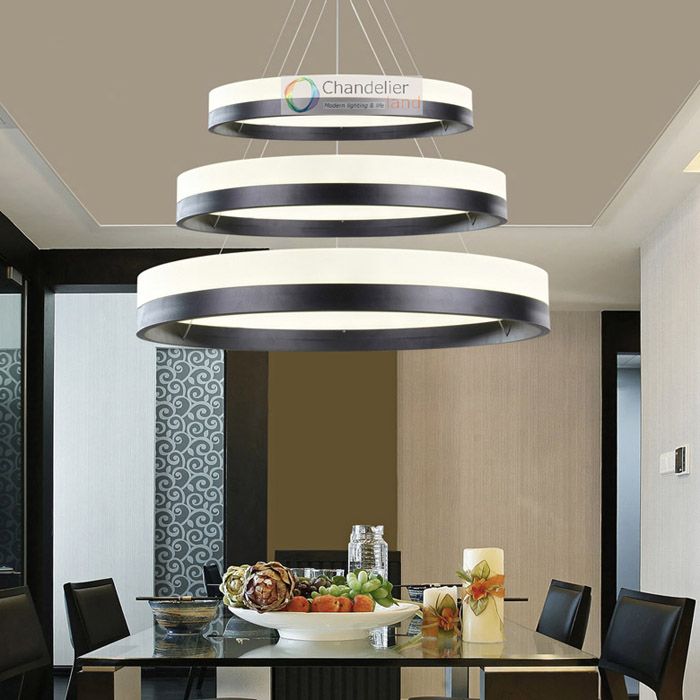Various Sizes New Modern Rings Pendant Lamp Circles Chandelier Led Various Sizes New Modern Rings Pendant Lamp Circles Chandelier Led Dining Room Lighting Light Ceiling