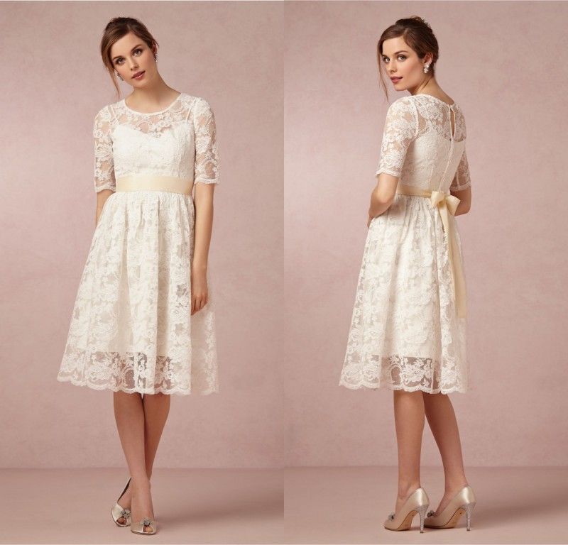 tea length wedding dress online