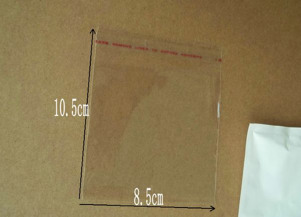 

Clear Self Adhesive Seal Plastic Bag opp Fit Jewelry Packaging Bag