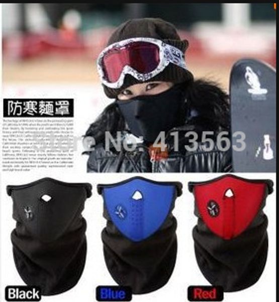 

New Thermal Neck warmers Fleece Balaclavas CS Hat Headgear Winter Skiing Ear Windproof Warm Face Mask Motorcycle Bicycle Scarf