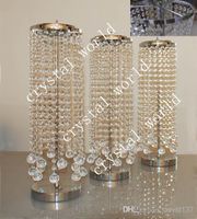Wholesale Sale by bulk Elegant Crystal table top chandelier centerpieces for wedding decorate