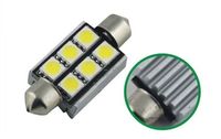 Wholesale 10pcs white V mm Canbus Error Free Chip SMD LM Car Auto Light Bulbs LED Festoon Light Dome Light free shippinng