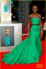 Vente en ligne Lupita Nyong039o Baftas tapis rouge sans bretelles sirène superbes robes de célébrité sur mesure robes de soirée5247036