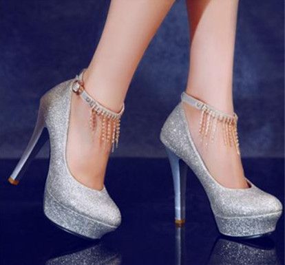 3 Cores Lindas 12,5 CM Duas Maneira De 2014 Nupcial Sapatos De Salto Alto  Sapatos De Casamento Sapatos Da Dama De Honra Rhinestone Sapatos Tamanho 35  36 37 38 De St_white, $130,65 | Pt.Dhgate.Com