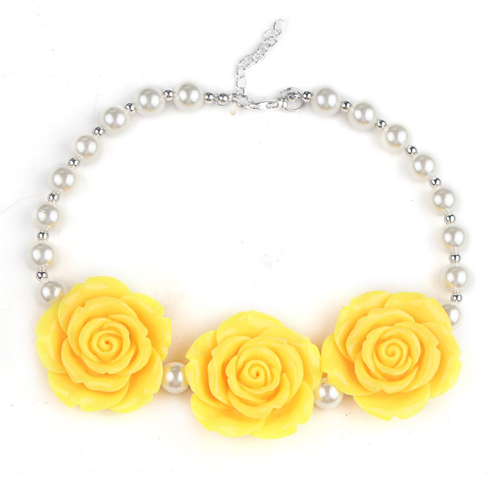 flower necklace for little girl