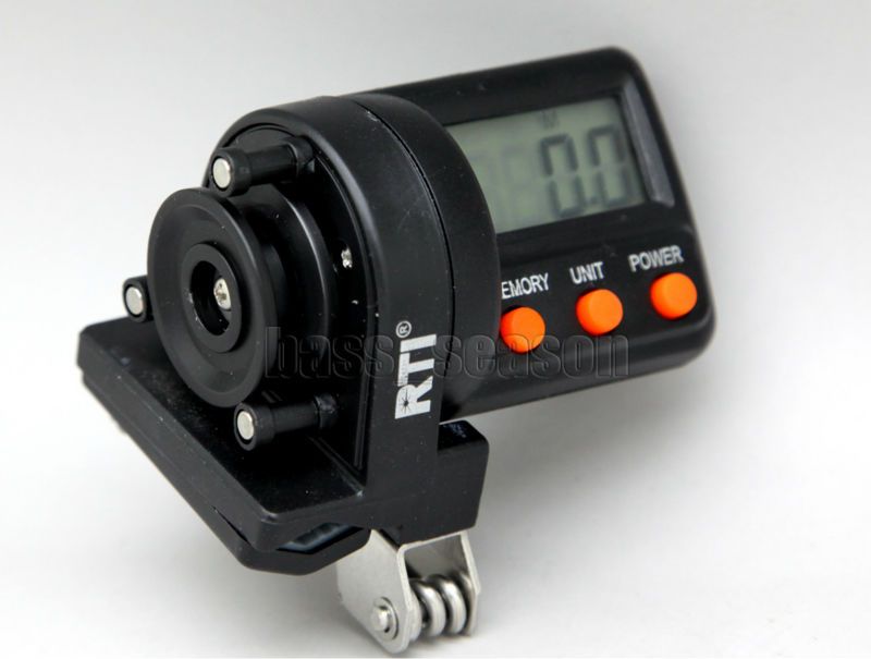 Fishing Digital Line Counter Fishing Line Depth Gauge 2 Way For