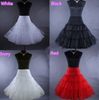 In Stock White Ivory Red Back Petticoats 2022 Hot A-line Short Petticoat Retro Underskirt Swing Tutu Unique Design