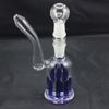 DHL Gratis Verzending Glasbubbler met 6 Arm Blue Tree Percs Glass Bong met meerdere bijlagen Percolator Goede diffusie Ash Catcher Pipe