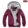 Promotional 2014 new men's plush thick warm overcoat winter coat fleece & cotton padded Jacket Men jackets M-XXXL YLT080