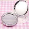 New pocket mirror Silver blank compact mirrors Great for DIY cosmetic makeup mirror Wedding Party Gift #18413-1 5X/Lot