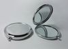 Silver Metal Blank Round Compact Mirror 500x/lot