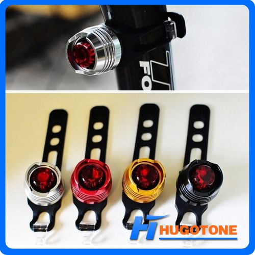 Waterproof Gem Tail Light Monocular Helmet Lamp Bicycle Flash Tail Lights Front Rear Safety Warning Light Mountain Bike Riding Tail Lights