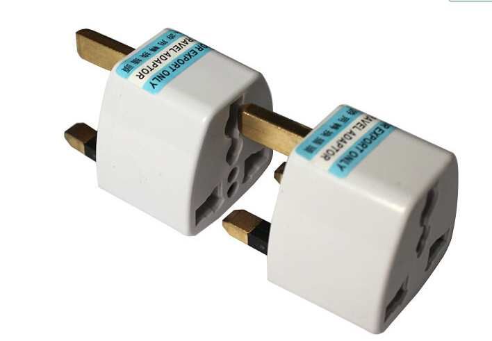 UE Europa / EE. UU. A Reino Unido convertidor de enchufe de pared de viaje Adaptador