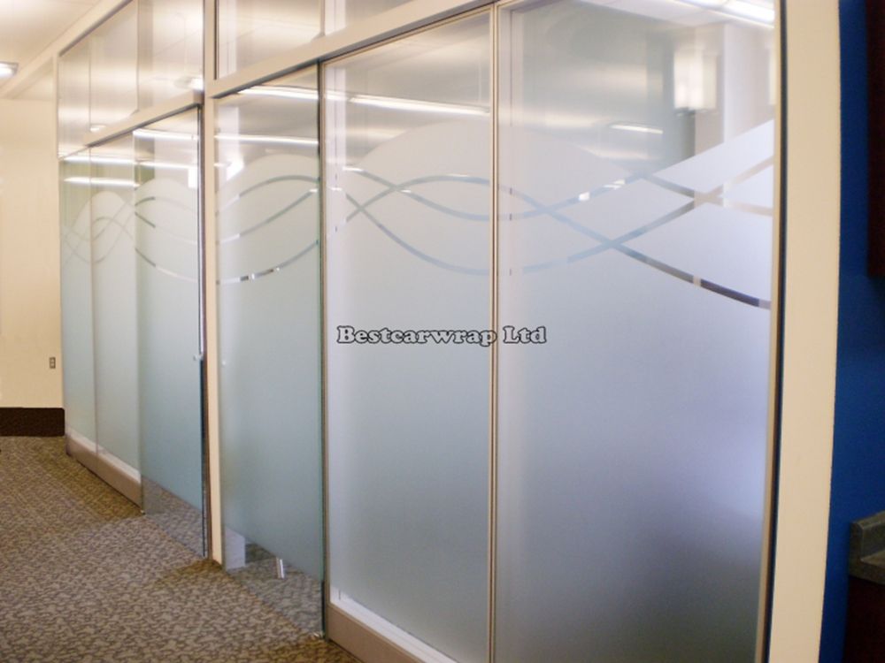 Autoadhesivas manchado Kissdate 44.5 X 400cm Privacidad Esmerilado Opaco Window Film