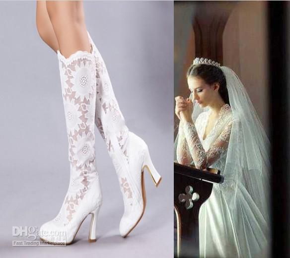 white dress boots womens