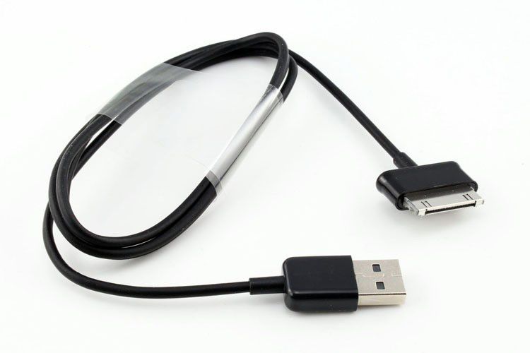 Partihandel / för Samsung Galaxy Tab P6200 P6800 P1000 TAB P7100 P7300 P7500 N8000 NOT N5000 Tablet PC USB Sync Cable Charger