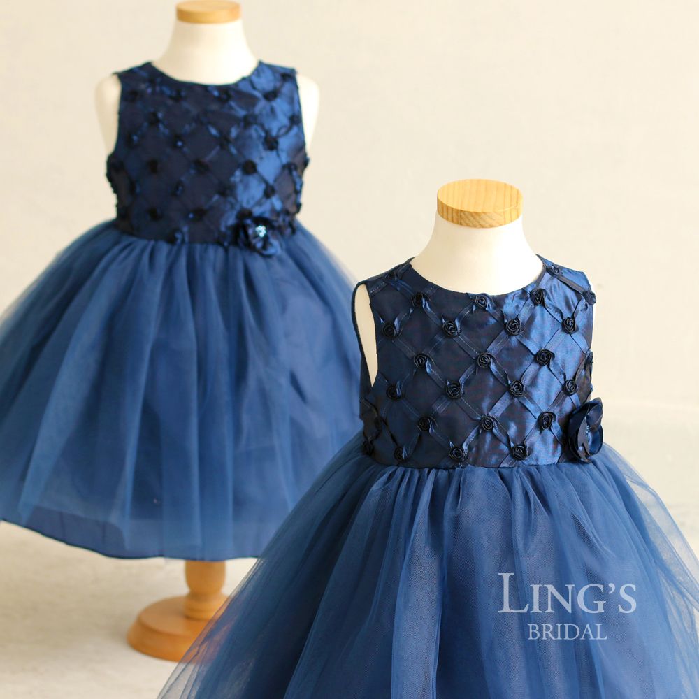 baby girl blue party dress