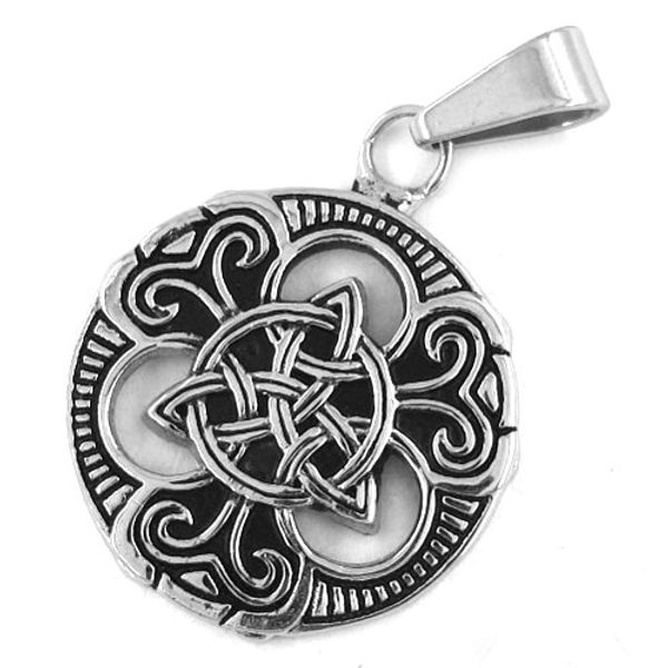 

Бесплатная доставка! Claddagh стиль кельтский узел кулон из нержавеющей стали ювелир