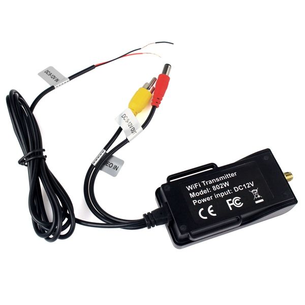 WIFI Wireless Car Backup Camera Realtime Video Transmitter 12V DC For