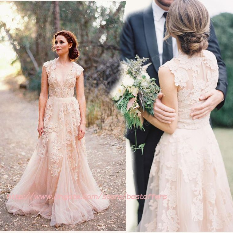 vintage floral wedding dress