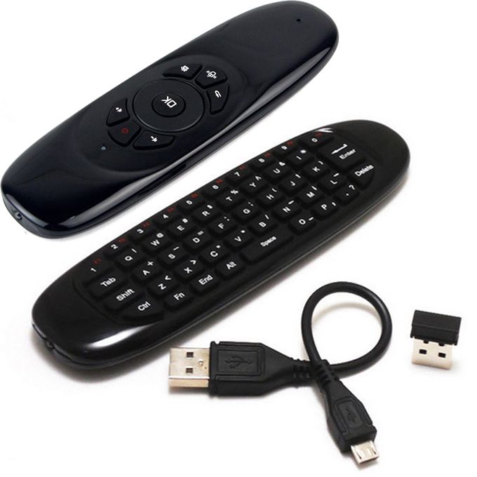 Remote Control 24G Wireless Fly Gaming Air Mouse C120 keyboard 3D Somatic handle Controller for Laptop Settopboxes Android TV3920495