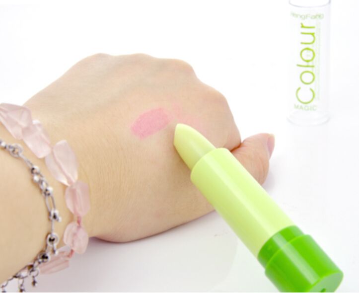 Magic colour Temperature change color lipstick moisture antiaging protection lip balm8722917