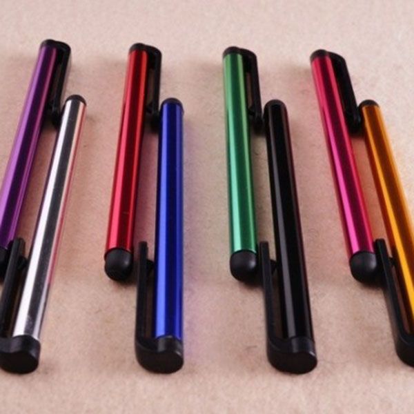 Whole LOT Universal Capacitive Stylus Pen for Iphone5 5S 6 6s 7 7plus Touch Pen for Cell Phone For Tablet Different Col9488703