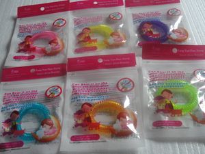 Braccialetti a primavera per il repellente per le vendite a caldo Anti Mosquito Pure Natural Baby Bilssband Ring 2000pcs/Lot