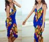 KOSTENLOSER VERSAND Deep V Wrap Chiffon Bademode Bikini Cover Up Sarong Strandkleid