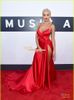 Vente chaude Tapis Rouge Rita Ora MTV VMAS Sexy V-cou Gaine Sexy Côté Split Robes De Soirée Robes De Célébrités