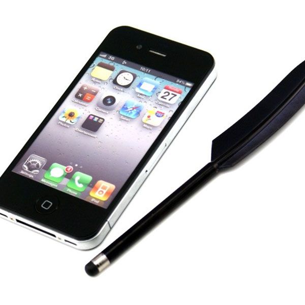 Groothandel 500 stks / partij capacitieve stylus touchscreen pen voor iphone 5 4s 4 samsung s4 tablet pc gratis verzending drop verzending nieuwigheid item