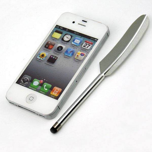 Wholesale Capacitive Stylus Touch Screen Pen for iPhone 5 4S 4 Samsung S4 Tablet PC Drop Shipping Novelty Item